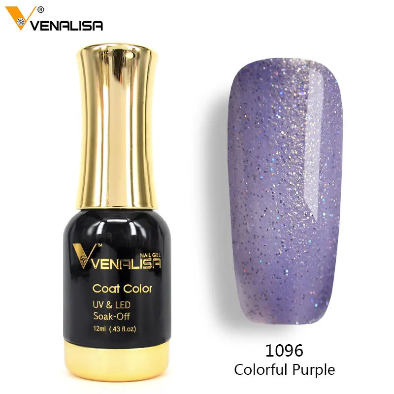 Nail Art Venalisa Nail Paint Gel 12ml 120 Colors Gel Polish Nail Gel Soak Off UV Gel Polish Nail Lacquer Varnishes L2
