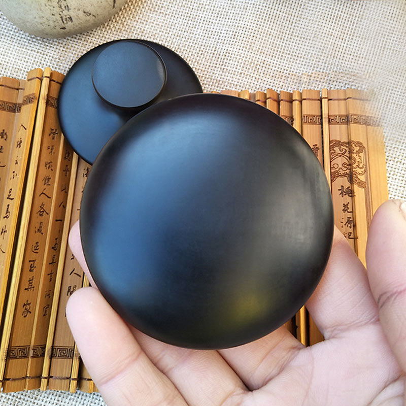 Spa Massage stones for body Face massage Natural Stone Mushroom Shape facial Massager tools Gua Sha Scraper Lava Basalt Stone