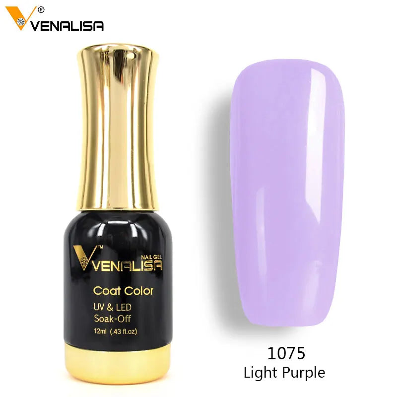 Nail Art Venalisa Nail Paint Gel 12ml 120 Colors Gel Polish Nail Gel Soak Off UV Gel Polish Nail Lacquer Varnishes L2