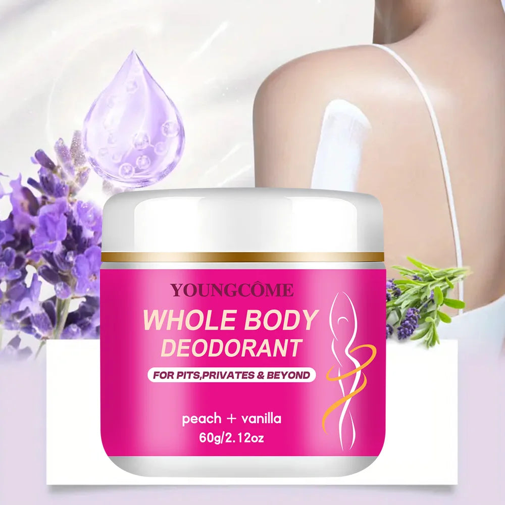 Body Odor Remove Cream Underarm Bad Smell Sweating Solid Perfume Elegant Long-lasting Fragrances Cream Plant Aroma Deodorants