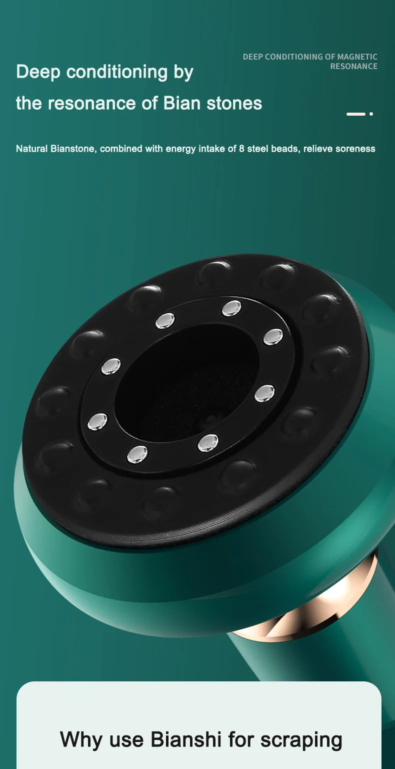 Electrical dredging meridian cupping device intelligent vacuum negative pressure household electric Bianshi electric heating
