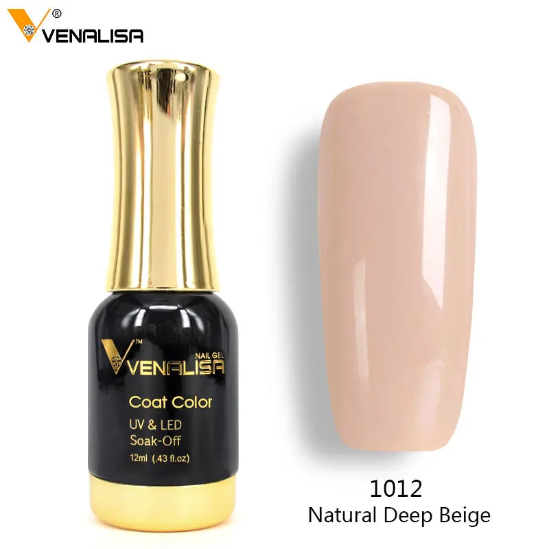 Nail Art Venalisa Nail Paint Gel 12ml 120 Colors Gel Polish Nail Gel Soak Off UV Gel Polish Nail Lacquer Varnishes L2