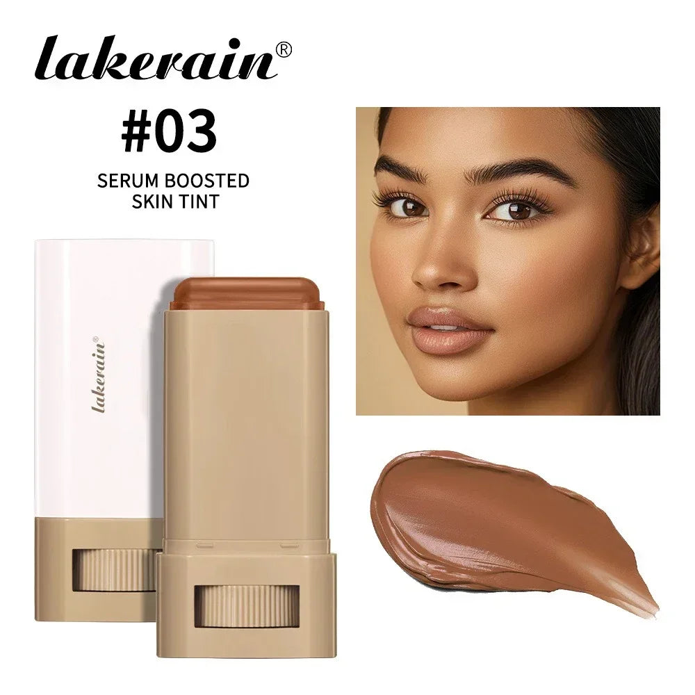 Foundation Stick Balm Skin Bronze Tint Eraser Foundation Stick Smooth Plumper Long-lasting Flawless Makeup Face Beauty Cosmetics