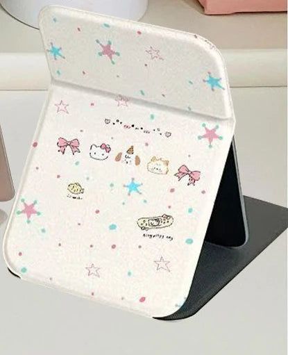 Hello Kitty Makeup Mirror Kawaii Versatile High Beauty Sweet Makeup Supplies Portable Desktop Toy Ornament Girl Gift Wholesale
