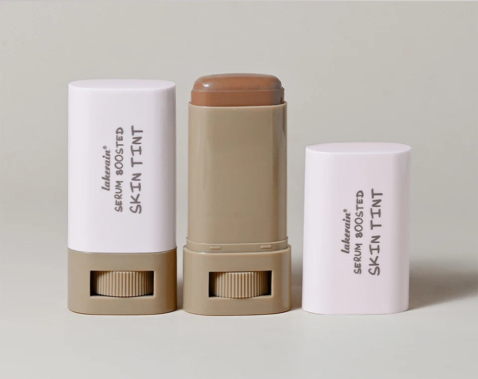 Lakerain Solid Tinted Moisturizing SerumB, Weightless, Breathable, Second-Skin Feel, eauty Balm Serum Boosted Skin Tint Makeup