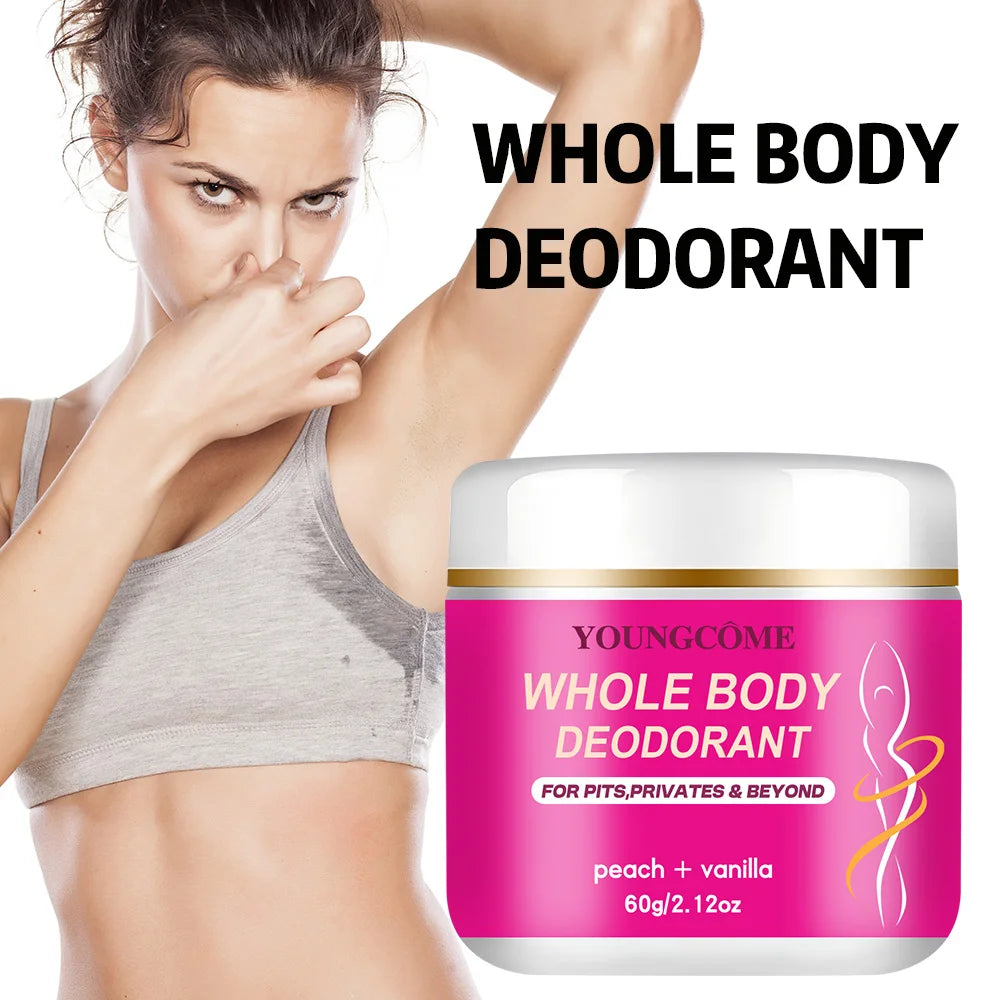 Body Odor Remove Cream Underarm Bad Smell Sweating Solid Perfume Elegant Long-lasting Fragrances Cream Plant Aroma Deodorants