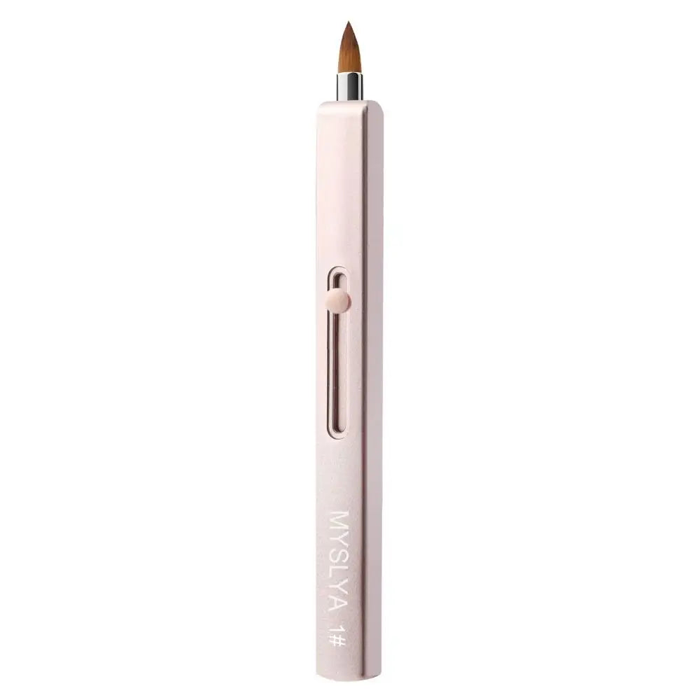 Make Up Tool Eyeshadow Applicator Lady Capped Women Beauty Lipstick Brush Cosmetic Brush Retractable Lip Brush Lip Gloss Brush