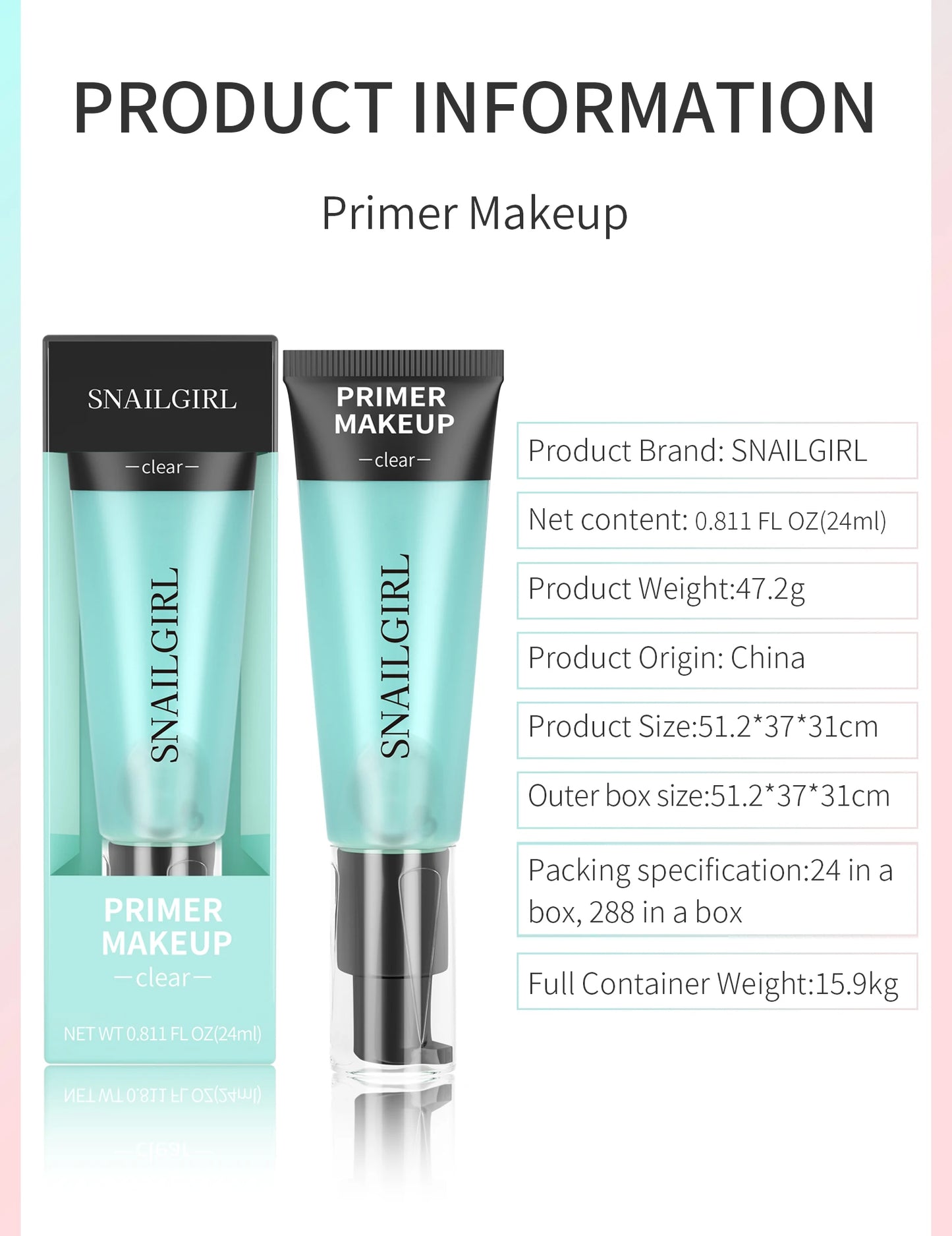 24ml Power Grip Primer Gel Based Hydrating Face Primer For Smoothing Skin Gripping Makeup Invisible Pore Colorless Primes