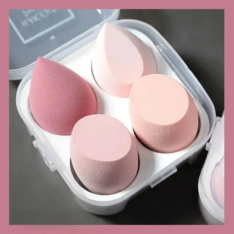 4pcs/set Color Mixing Beauty Egg Beauty Sponge Makeup SpongeMakeup Tools Foundation Make-up Facial Makeup Tools Makeup