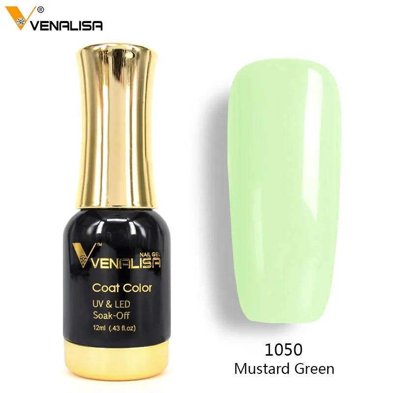 Nail Art Venalisa Nail Paint Gel 12ml 120 Colors Gel Polish Nail Gel Soak Off UV Gel Polish Nail Lacquer Varnishes L2