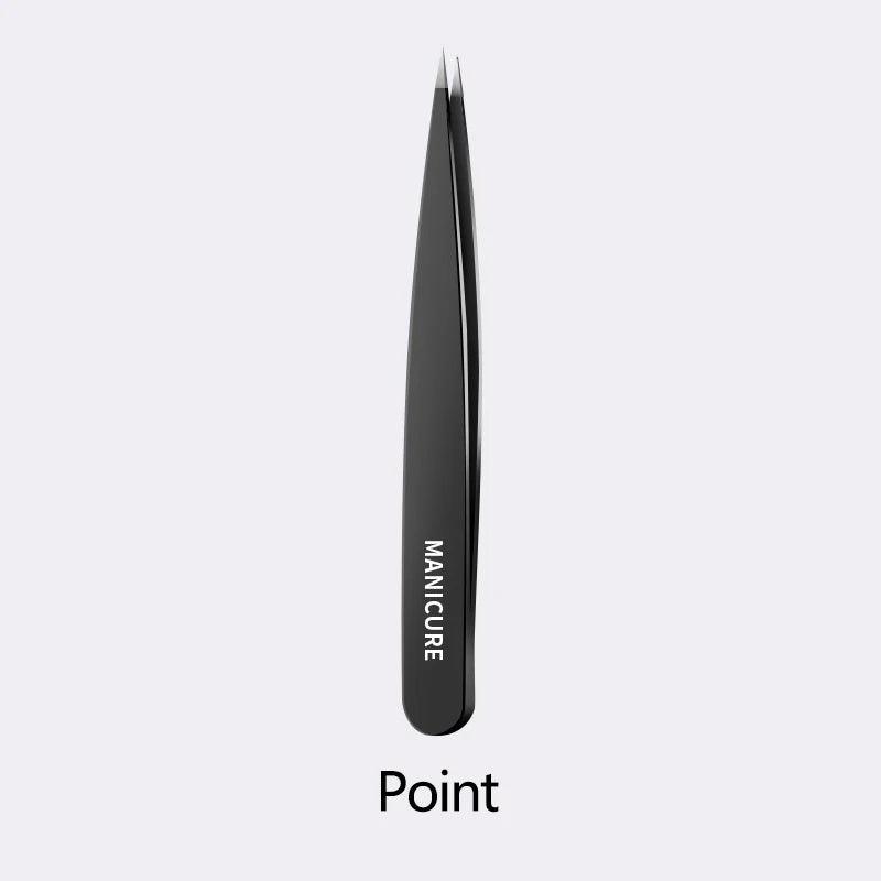 1/4pcs Tweezers Set - Professional Stainless Steel Tweezers For Eyebrows - Great Precision For Facial Hair, Splinter And Ingrow
