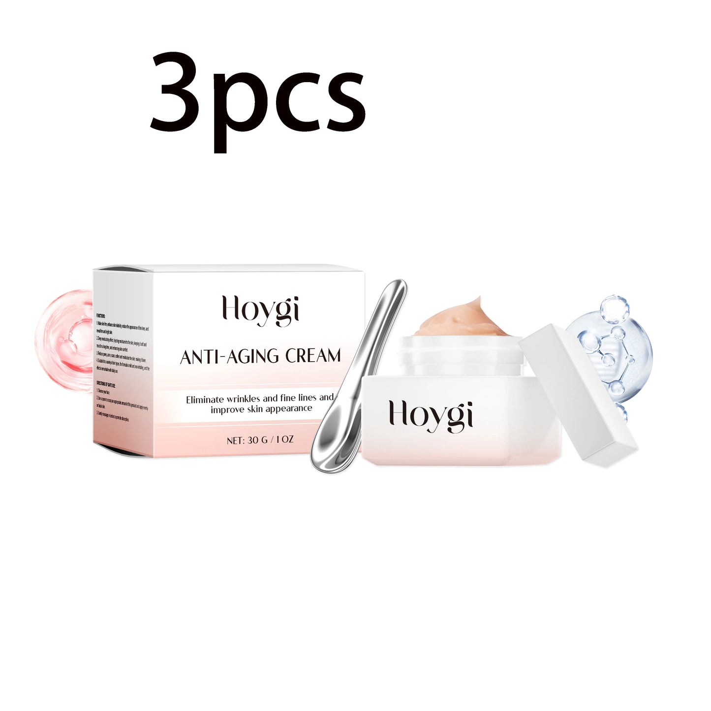 HOYGI Anti Aging Cream for Face Firming Lifting Reduce Wrinkles Fade Fine Lines Brightening Dullness Skin Moisturizing Face Care
