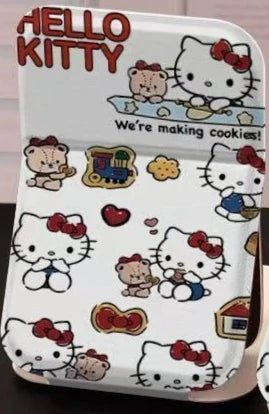 Hello Kitty Makeup Mirror Kawaii Versatile High Beauty Sweet Makeup Supplies Portable Desktop Toy Ornament Girl Gift Wholesale