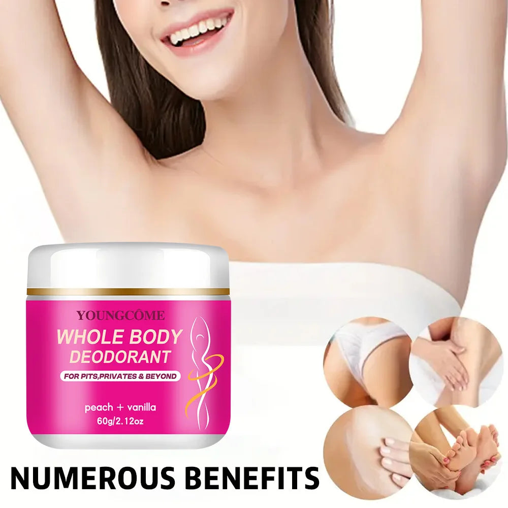 Body Odor Remove Cream Underarm Bad Smell Sweating Solid Perfume Elegant Long-lasting Fragrances Cream Plant Aroma Deodorants