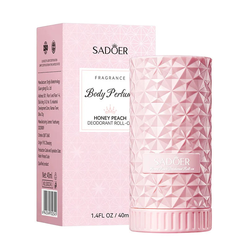 SADOER Fragrant Anti Odor Body Cream Roll-On Beads Anti Sweating Odorless Scenting Underarm Neck Deodorant Refreshing Creams