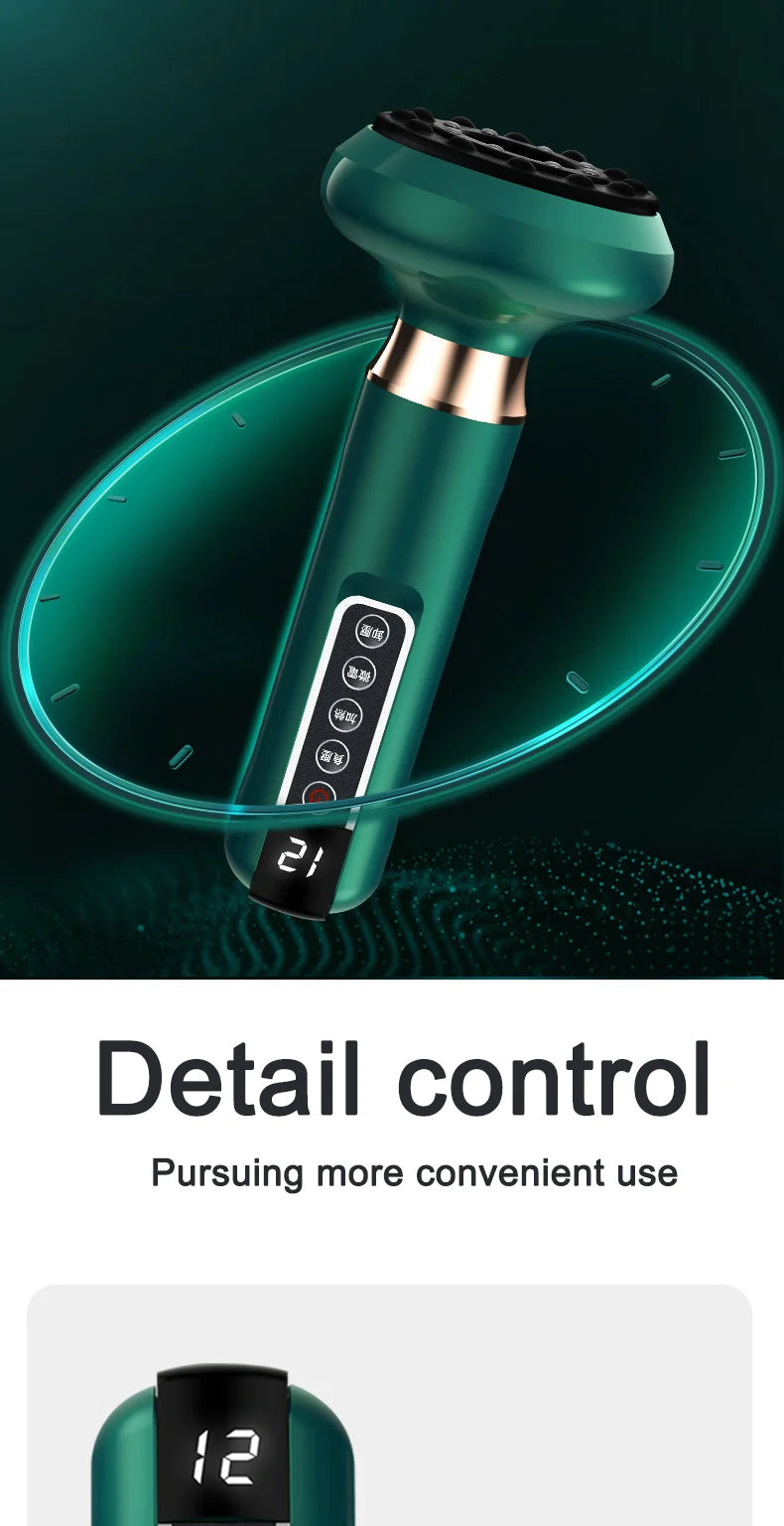 Electrical dredging meridian cupping device intelligent vacuum negative pressure household electric Bianshi electric heating