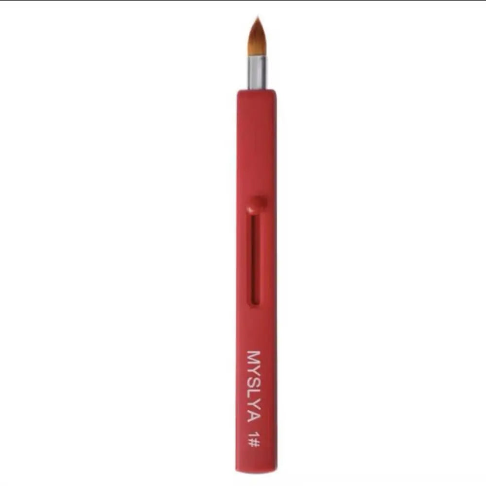 Make Up Tool Eyeshadow Applicator Lady Capped Women Beauty Lipstick Brush Cosmetic Brush Retractable Lip Brush Lip Gloss Brush