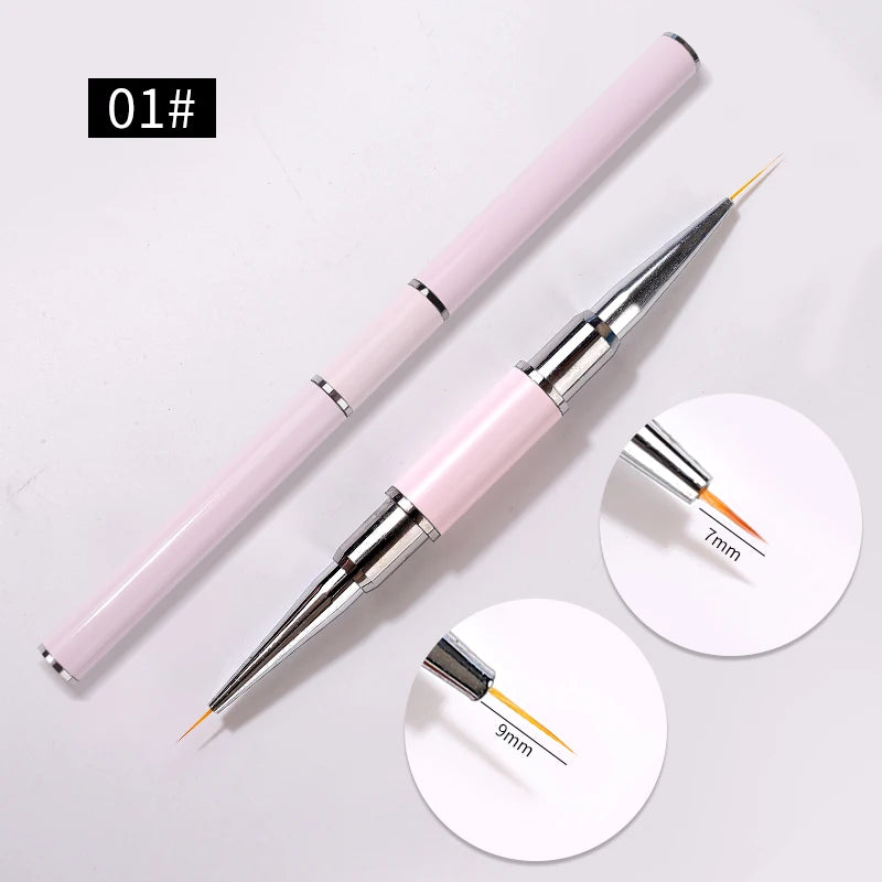 Nail Art Brush Professional Thin Liner for Manicure Decoration Brushes Set Nails French Paint Uv Gel Acrylic Decorating Tools