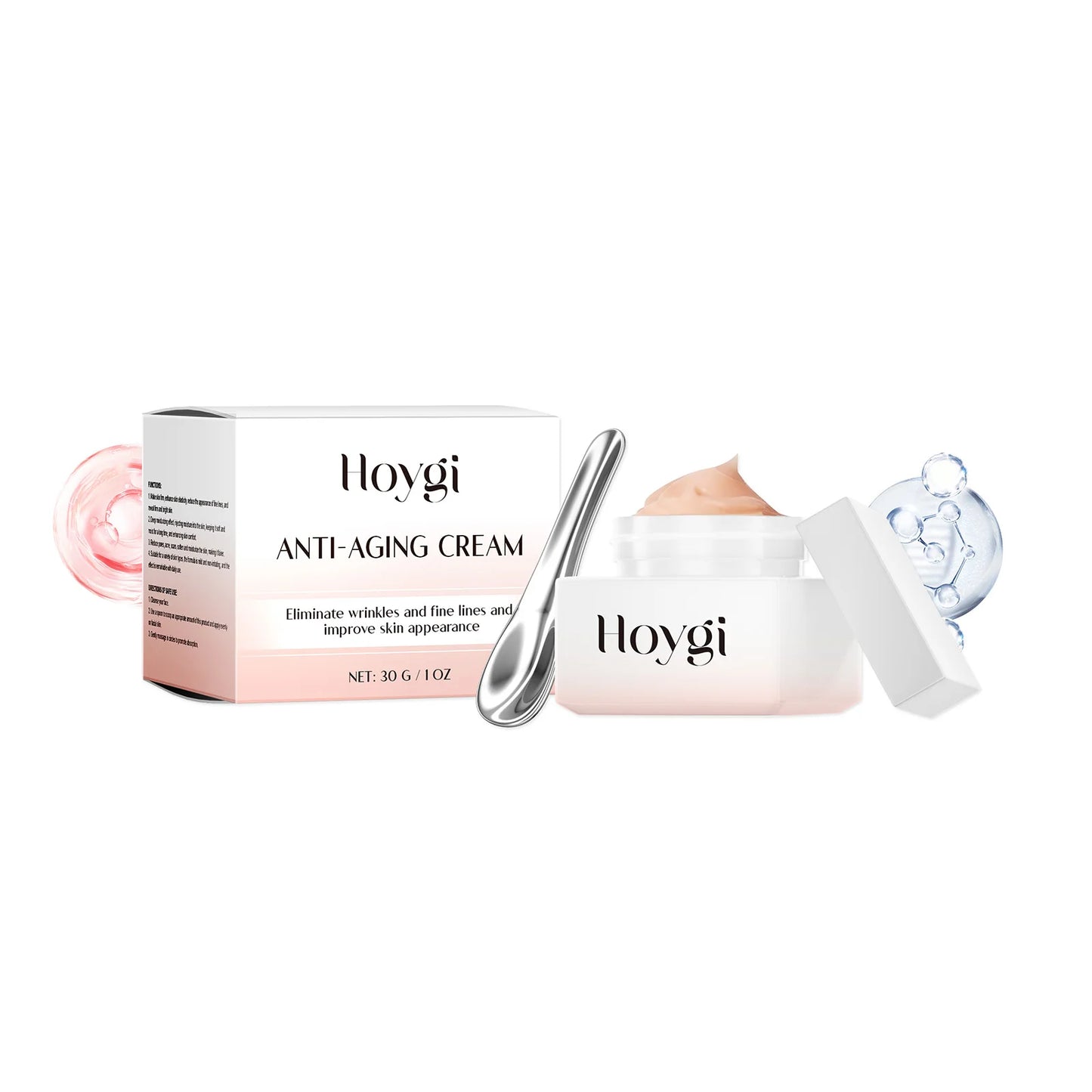 HOYGI Anti Aging Cream for Face Firming Lifting Reduce Wrinkles Fade Fine Lines Brightening Dullness Skin Moisturizing Face Care