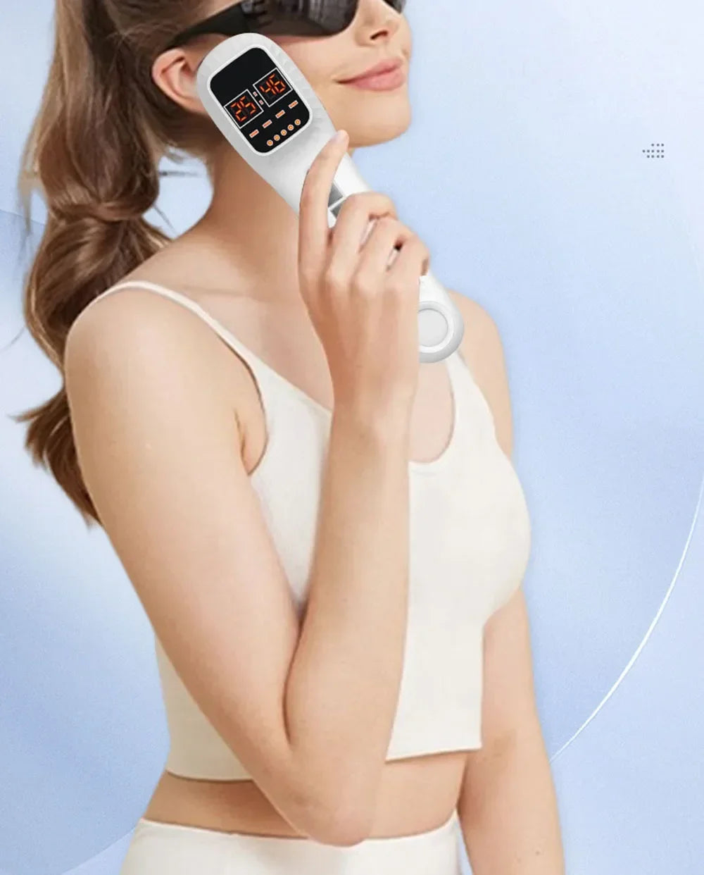 Red Light Infrared Therapy Beauty Device 2025 LED Facial Laser Therapy and Body Anti Aging Wrinkle Acne Pore Skin Tighten Whiten