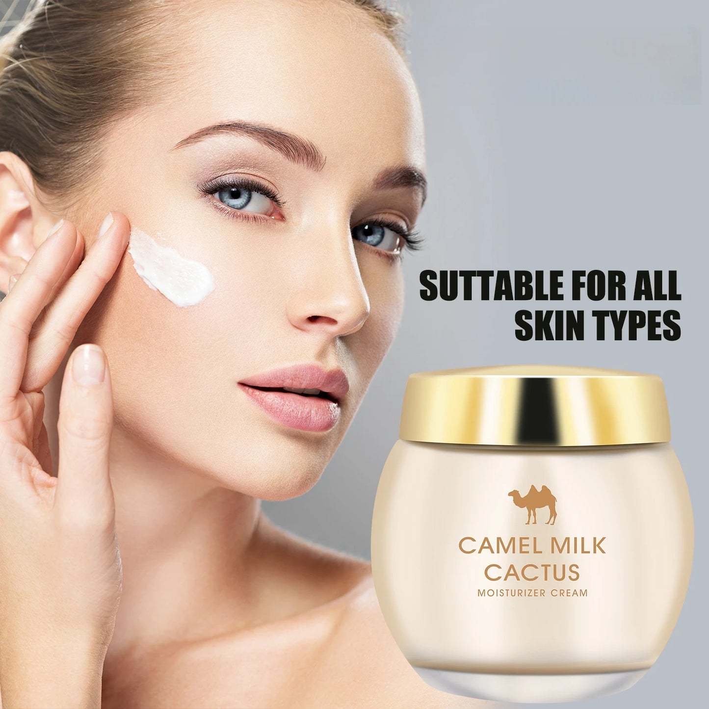 130g Camel Milk Cactus Moisturizing Miracle Cream Firms and Nourishes the Skin All-in-One Moisturizer