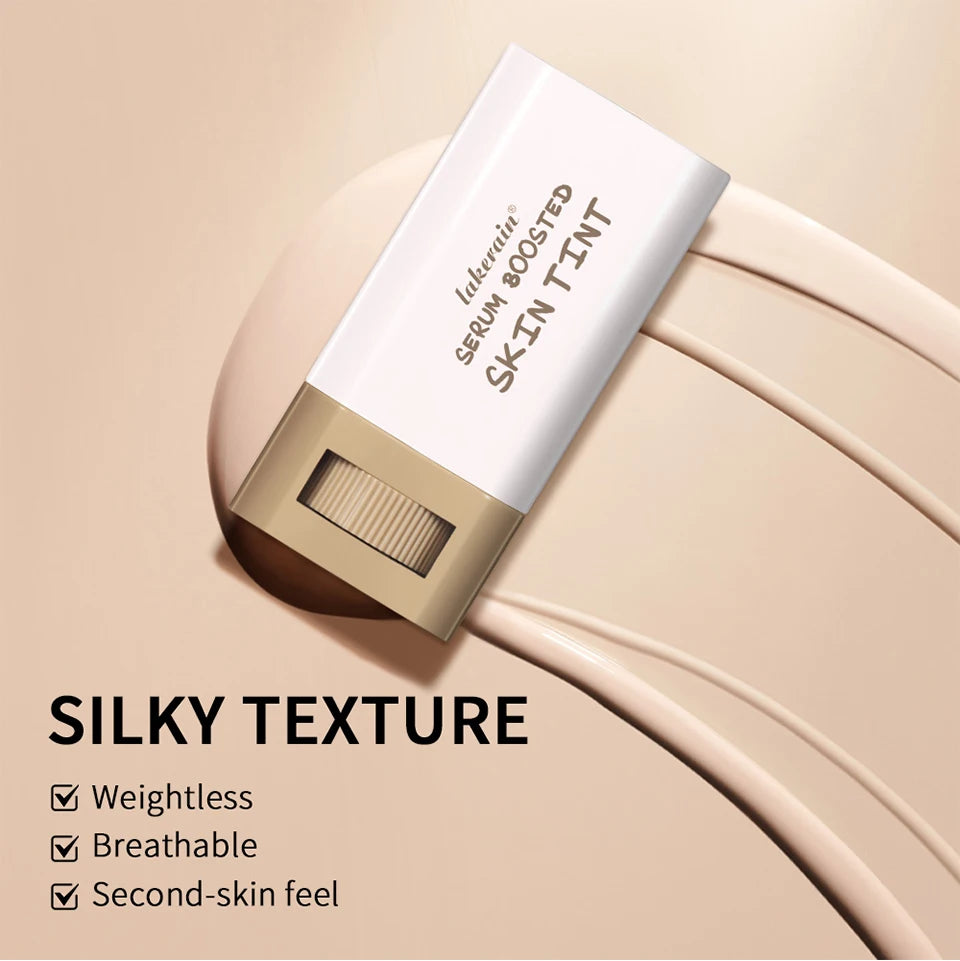 Lakerain Solid Tinted Moisturizing SerumB, Weightless, Breathable, Second-Skin Feel, eauty Balm Serum Boosted Skin Tint Makeup