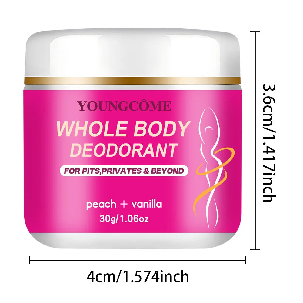 Body Odor Remove Cream Underarm Bad Smell Sweating Solid Perfume Elegant Long-lasting Fragrances Cream Plant Aroma Deodorants