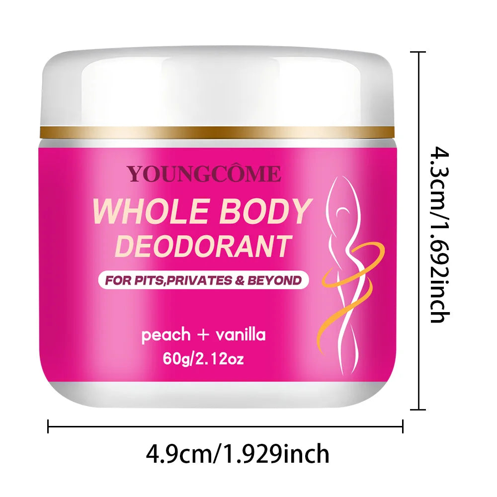 Body Odor Remove Cream Underarm Bad Smell Sweating Solid Perfume Elegant Long-lasting Fragrances Cream Plant Aroma Deodorants