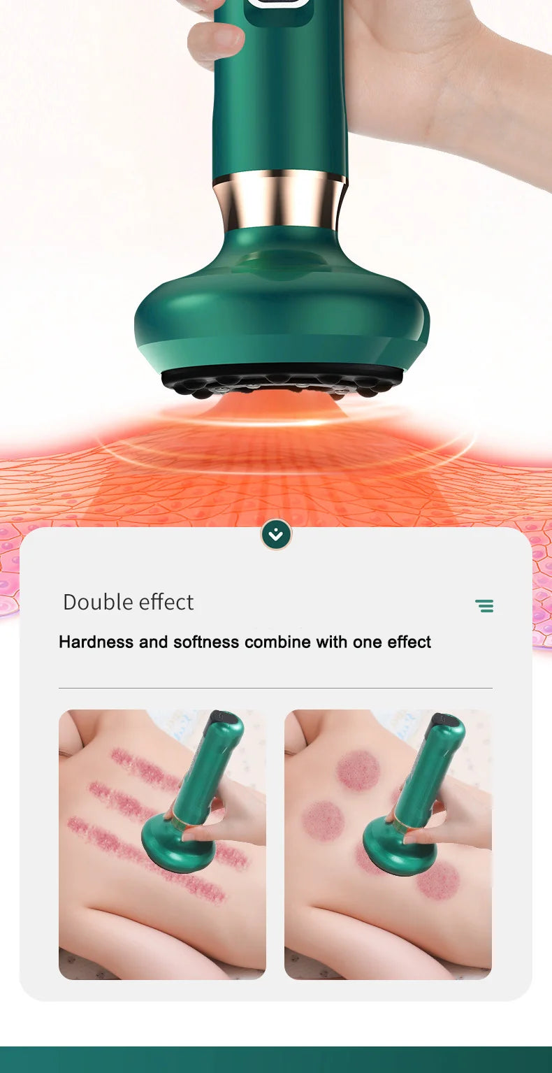Electrical dredging meridian cupping device intelligent vacuum negative pressure household electric Bianshi electric heating