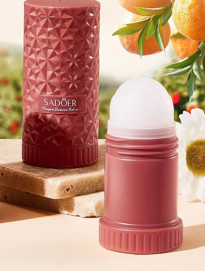 SADOER Fragrant Anti Odor Body Cream Roll-On Beads Anti Sweating Odorless Scenting Underarm Neck Deodorant Refreshing Creams