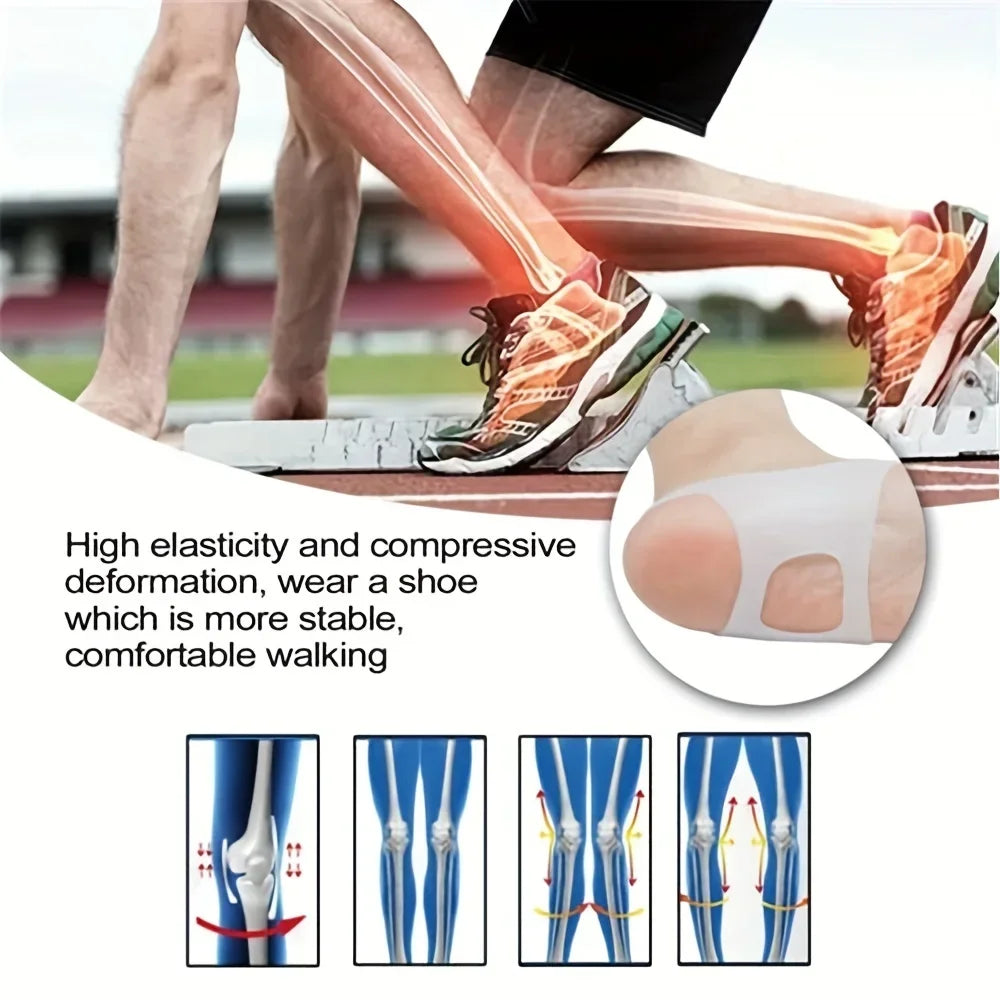 2pcs Feet Care Pain Relief Foot Support Tool Flatfoot Correction Orthotic Insole Plantar Fasciitis Feet Cushion Body Health Care