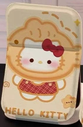 Hello Kitty Makeup Mirror Kawaii Versatile High Beauty Sweet Makeup Supplies Portable Desktop Toy Ornament Girl Gift Wholesale