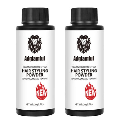 Adglamful Volumizing Powder 20g, Unisex, Oil Control & Volume Boost for Hair, Perfect for Creating Stylish Hairstyles.