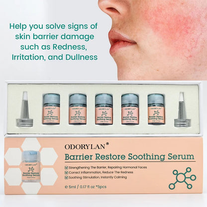 Skin Barrier Soothing Facial Moisturizing Ampoule Skin Care Set Centella Repairing Enhanced Skin Barrier Face Glowing Serum Kit