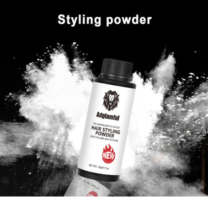 Adglamful Volumizing Powder 20g, Unisex, Oil Control & Volume Boost for Hair, Perfect for Creating Stylish Hairstyles.