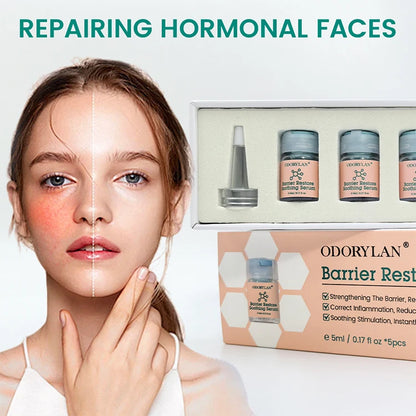 Skin Barrier Soothing Facial Moisturizing Ampoule Skin Care Set Centella Repairing Enhanced Skin Barrier Face Glowing Serum Kit