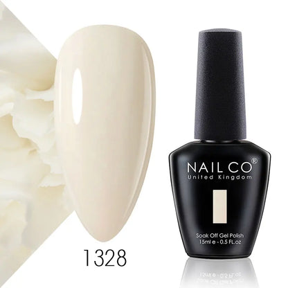 NAILCO 15ML Top Gel Nail Polish Nails Semi-permanent UV Varnish Glitter High Quality Glass Bottle Nail Art Polish For Manicure