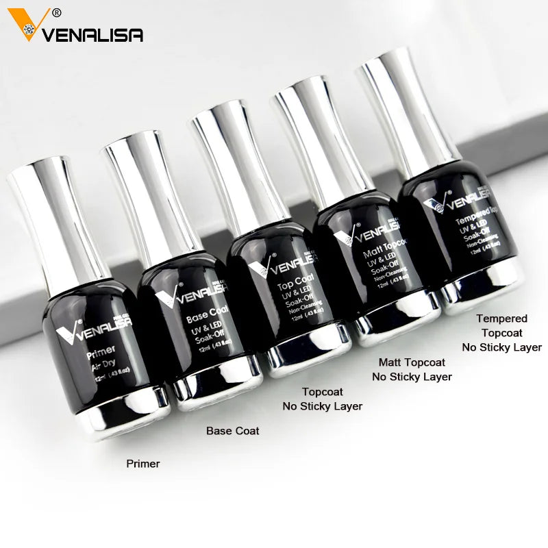 Nail Art Venalisa Nail Paint Gel 12ml 120 Colors Gel Polish Nail Gel Soak Off UV Gel Polish Nail Lacquer Varnishes L2