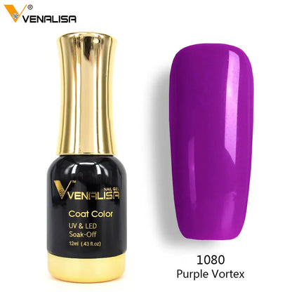 Nail Art Venalisa Nail Paint Gel 12ml 120 Colors Gel Polish Nail Gel Soak Off UV Gel Polish Nail Lacquer Varnishes L2