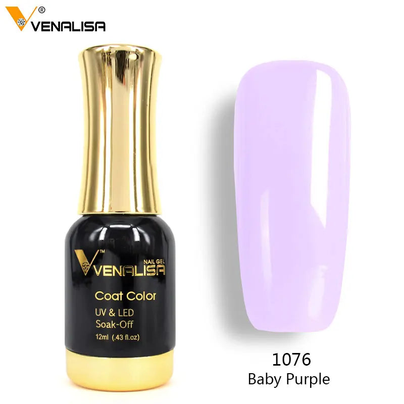 Nail Art Venalisa Nail Paint Gel 12ml 120 Colors Gel Polish Nail Gel Soak Off UV Gel Polish Nail Lacquer Varnishes L2