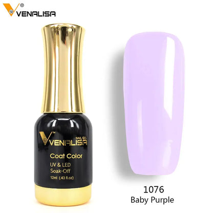Nail Art Venalisa Nail Paint Gel 12ml 120 Colors Gel Polish Nail Gel Soak Off UV Gel Polish Nail Lacquer Varnishes L2