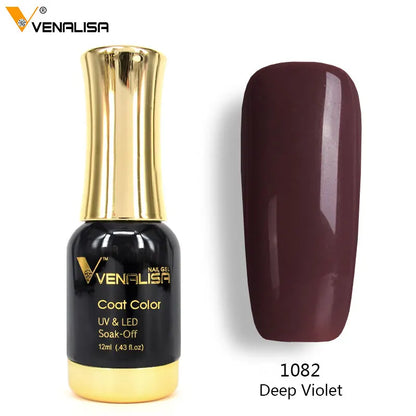 Nail Art Venalisa Nail Paint Gel 12ml 120 Colors Gel Polish Nail Gel Soak Off UV Gel Polish Nail Lacquer Varnishes L2