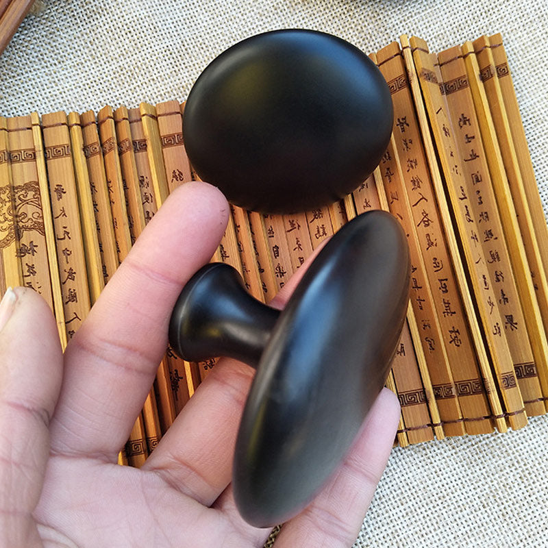 Spa Massage stones for body Face massage Natural Stone Mushroom Shape facial Massager tools Gua Sha Scraper Lava Basalt Stone
