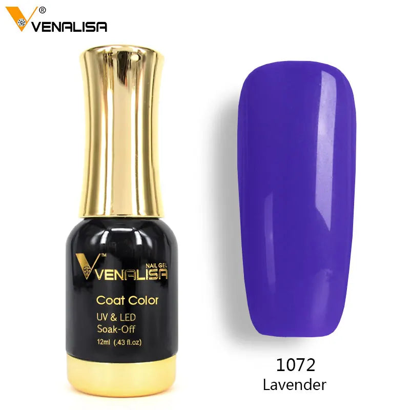 Nail Art Venalisa Nail Paint Gel 12ml 120 Colors Gel Polish Nail Gel Soak Off UV Gel Polish Nail Lacquer Varnishes L2
