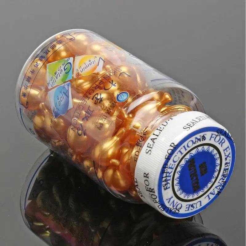 Vitamin E Extract Capsules Moisturizing Cream Ve Serum Facial Korean Makeup  90Pcs/bottle Skin Care