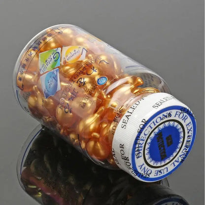 Vitamin E Extract Capsules Moisturizing Cream Ve Serum Facial Korean Makeup  90Pcs/bottle Skin Care