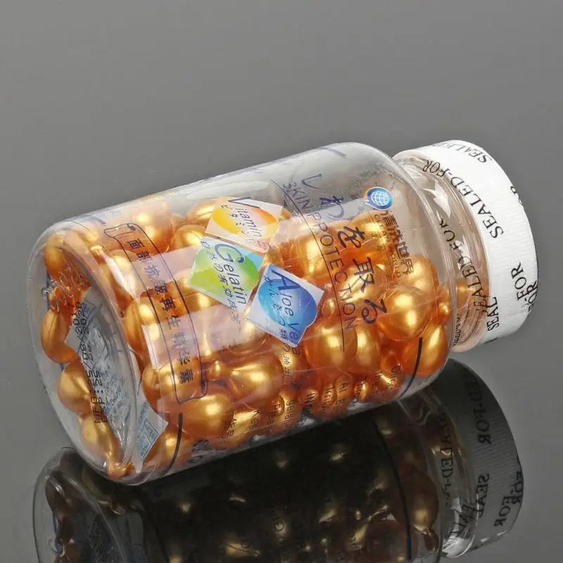 Vitamin E Extract Capsules Moisturizing Cream Ve Serum Facial Korean Makeup  90Pcs/bottle Skin Care