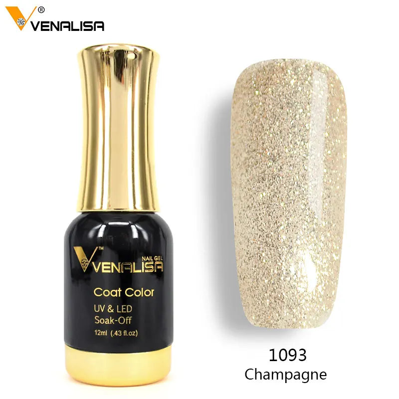 Nail Art Venalisa Nail Paint Gel 12ml 120 Colors Gel Polish Nail Gel Soak Off UV Gel Polish Nail Lacquer Varnishes L2