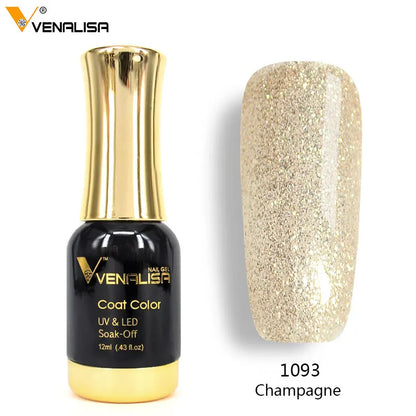 Nail Art Venalisa Nail Paint Gel 12ml 120 Colors Gel Polish Nail Gel Soak Off UV Gel Polish Nail Lacquer Varnishes L2
