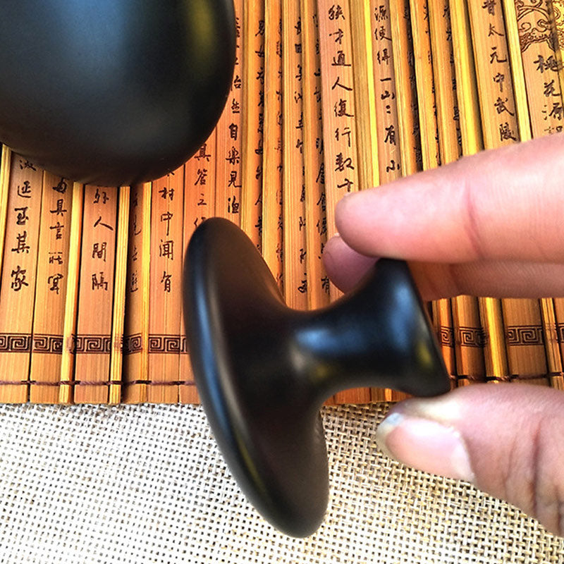 Spa Massage stones for body Face massage Natural Stone Mushroom Shape facial Massager tools Gua Sha Scraper Lava Basalt Stone